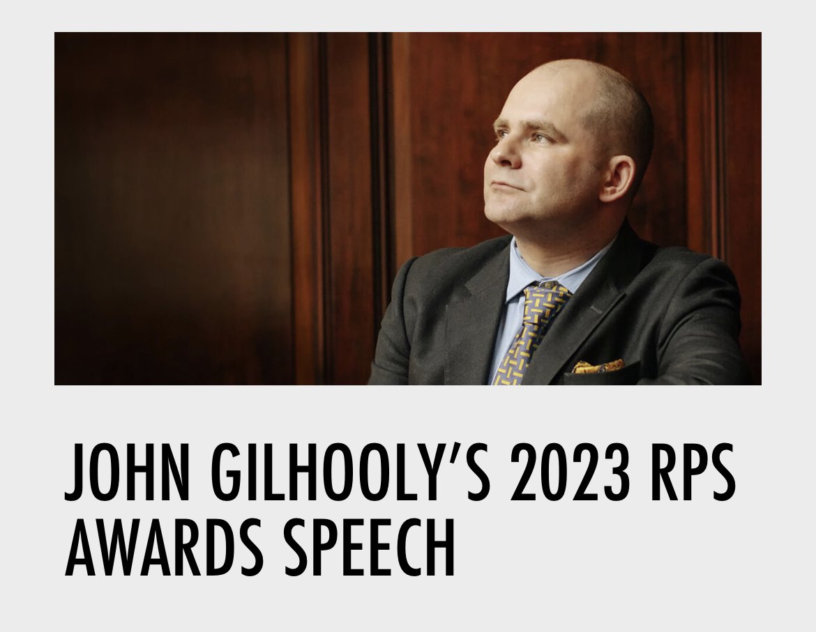 I’m sure I’m not alone on saying that #JohnGilhooly’s speech at the #RPSAwards was the most honest eco of so many voices in the artistic world.

Please read⬇️👏🏼👏🏼👏🏼

royalphilharmonicsociety.org.uk/awards/rps_mus…

@RoyalPhilSoc