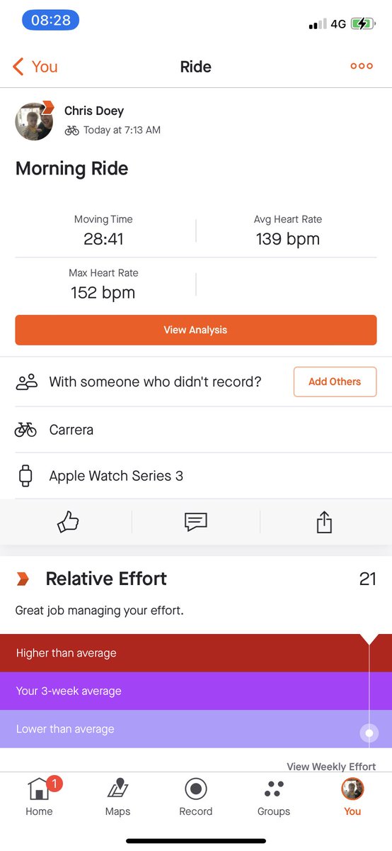 Another 30 mins in the legs this morning in preparation for <a href="/SIFoundation1/">Sporting Influence Foundation</a> Schools Cycling Challenge. 

I cannot wait to get out on the road and round the schools. 

29th March! 

#BikeRide #Awareness #Foundation #Activity