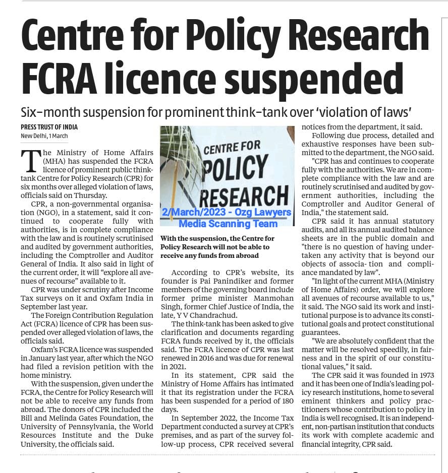 LegalN0tice's tweet photo. ๐ขโก #NGO Compliance
โ
#Sec8Company
โ
#FCRA
โ
#CSRfund
โ
#35AC
๐ #OZGiAN
โ 98-114-15831
Email ๐ฒ ask@fcra.in
#OZG #FcraRegistration #FCRArenewal #Fintech #FEMAconsultant #OzgLaw #FCRAonline #ThinkTank #Fundraising #FcraConsultant #MHA #CentreForPolicyResearch #CPR https://t.co/P2JPD5j265