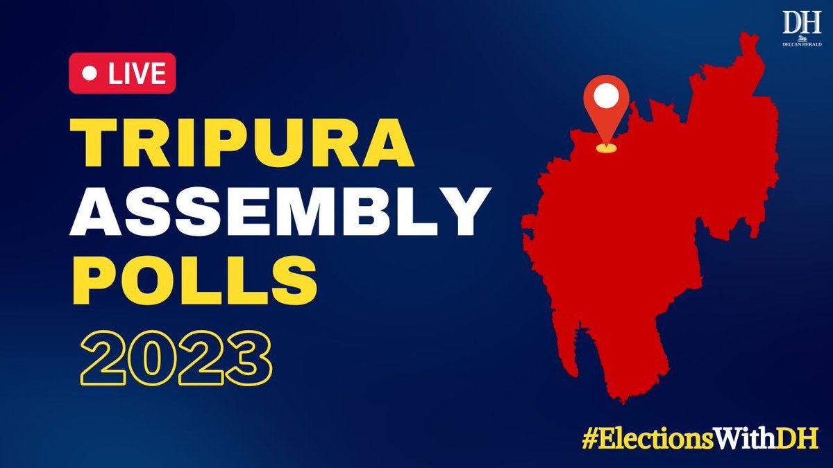 DeccanHerald's tweet photo. #TipraMotha wins #Simna, while #BJP - #IPFT alliance wins 5 seats.
#Elections #ElectionswithDH #tripuraelections2023 #TripuraAssemblyElections2023
Track #TripuraResults Live: https://t.co/9E5NkNcRIm https://t.co/kPo1GW3yjJ