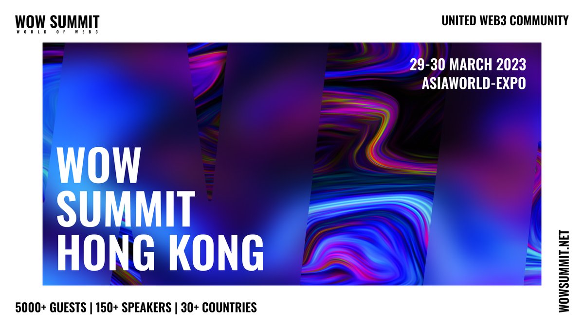 🔥We are a Media Partner of <a href="/WOWsummitWorld/">WOW Summit</a>!

Join us at AsiaWorld-Expo for #WOWSummitHongKong on March 29-30 for:

• Exceptional networking 🤵
• High-profile keynotes, fireside chats &amp; talks 🎙
• Gaiety of entertainment 🎉

Tickets: wowsummit.net/hong-kong-mar-…