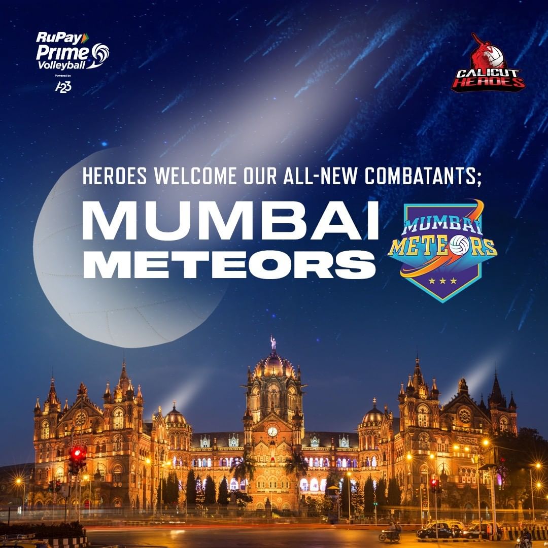 We welcome you with all the power and challenge, dear Mumbai Meteors!

@mumbaimeteors

#welcome #mumbaimeteors #primevolleyballleague #Mumbai #volleyball #RuPayPrimeVolley #calicutheroes #beaconsports