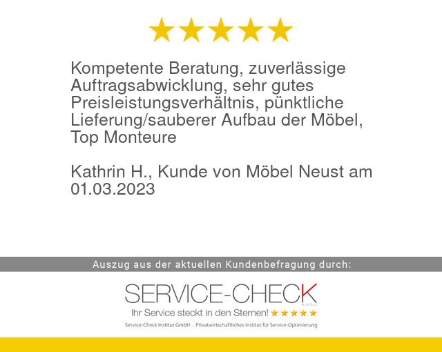 serviceinstitut's tweet image. Aus aktueller #servicecheck #Kundenbefragung von #MoebelNeust:
service-check.com/bewertungen/ku…