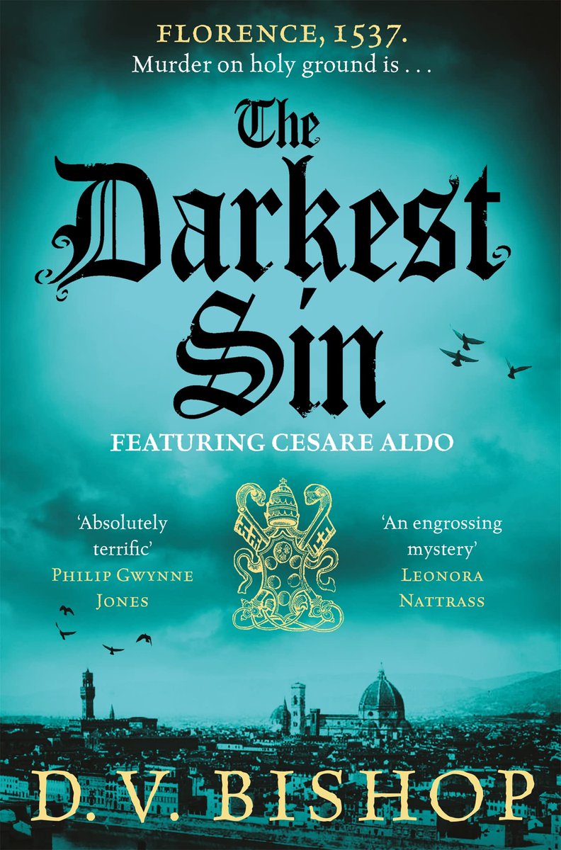 Congratulations to HWA member @davidbishop on the paperback publication of The Darkest Sin. His latest novel featuring #CesareAldo is set in Renaissance Florence, where Cesare investigates a murder at a convent and human remains pulled from the river. ow.ly/LznN50MhIIF