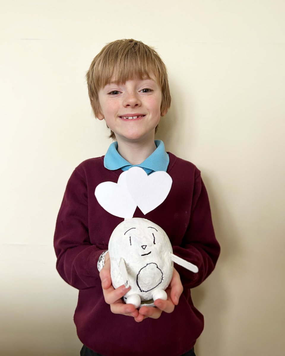 radders_79's tweet photo. For #WorldBookDay Fletcher had to create his favourite character from a potato. He chose Bunny from Bunny vs Monkey @jamiesmart https://t.co/lyP8AaJZuy