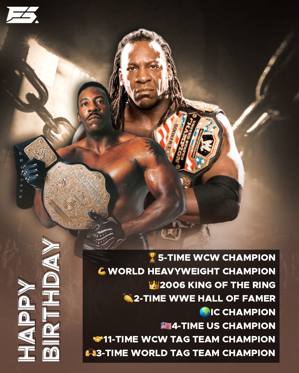 Happy Birthday to the legendary Booker T!  .
.
.      