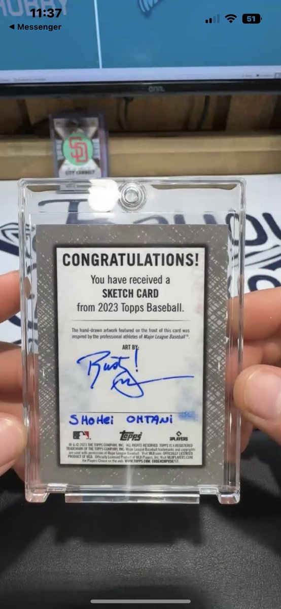 Tsouds's tweet photo. @macandtrouble I believe you're the creator of this amazing card I just pulled! 🔥🔥🔥 #bayou_breakerz on WhatNot https://t.co/JqIeRsLsiH