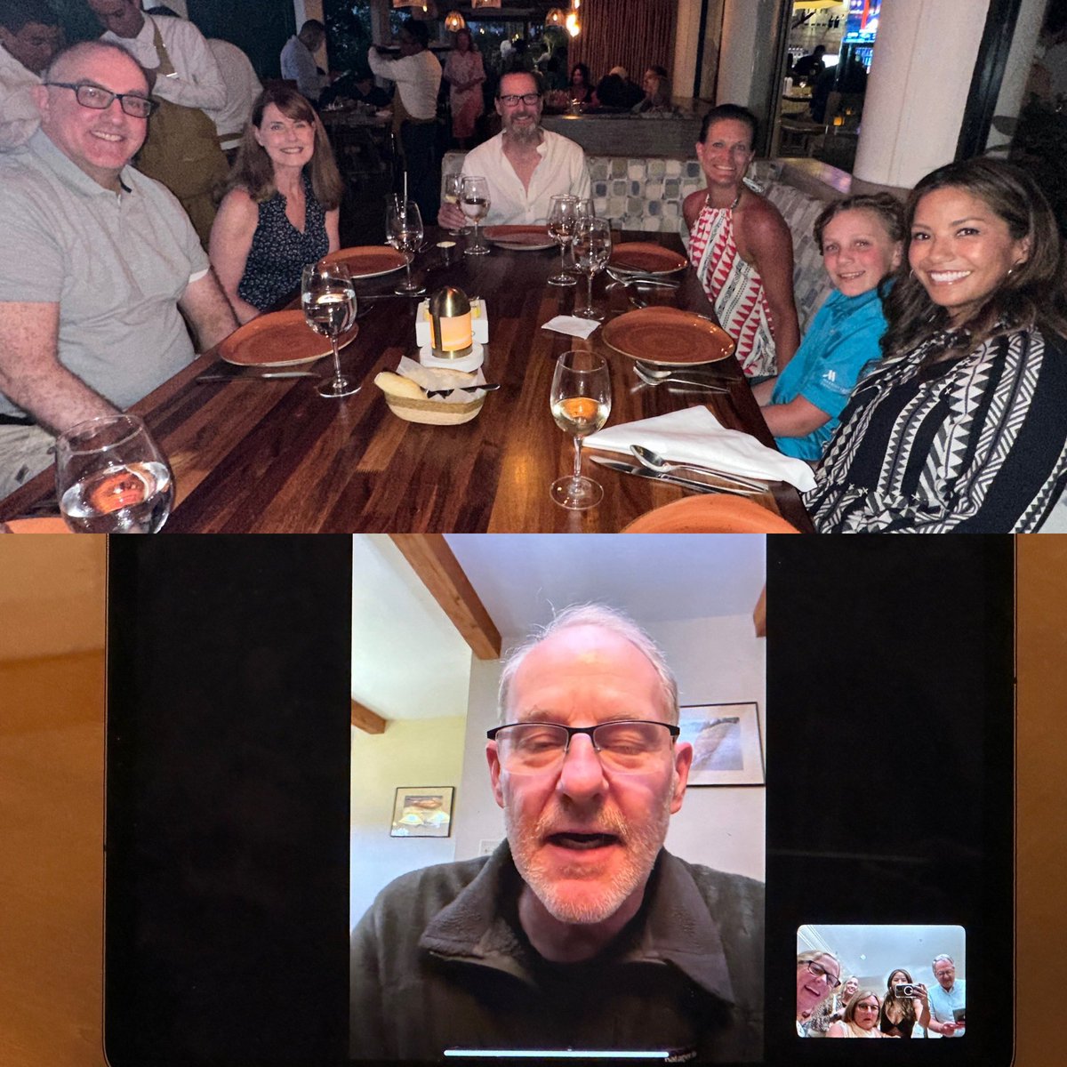 kylalaraMD's tweet photo. Such a lovely evening for #cardiologyatcancun faculty @MayoClinicCV. Gracias to our course directors for making it happen, even Dr. Reeder made a FT appearance ❤️❤️❤️ @SteveOmmen @DrLopezJimenez @DrSteveKopecky @Grace_Lin_MD @DrTomEP @PanithayaC @jdbeacheyMD https://t.co/f6c8SEV9NO