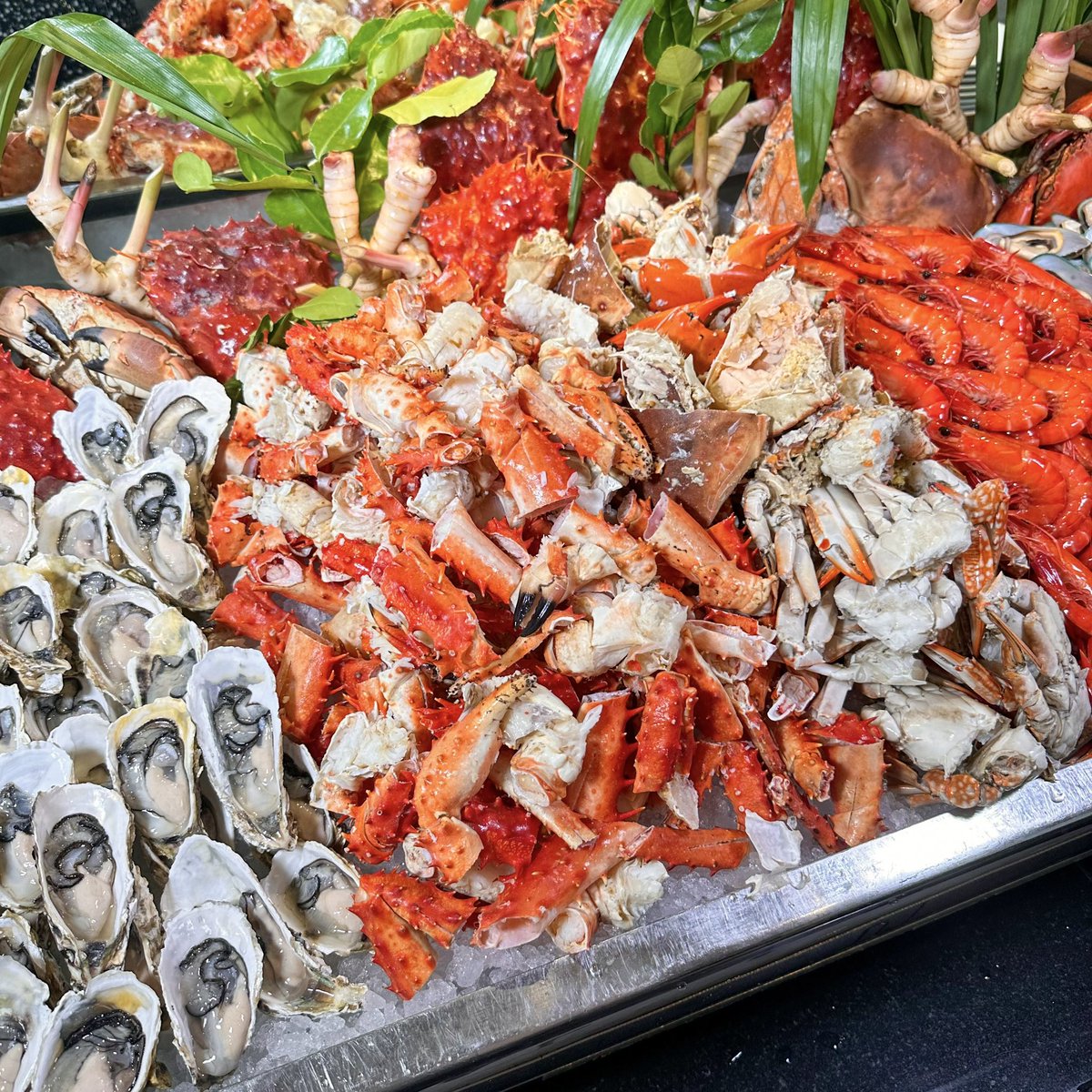 kptalonlak's tweet image. เป็นบุฟเฟต์ซีฟู้ดโรงแรมที่ชอบมาก ซีฟู้ดสด อาหารตรงปก มีขาปูยักษ์ ปลาหิมะ ปูทะเล ปูม้า หอยนางรม ซาซิมิฮามาจิ ไม่อั้น 
และได้ลอบสเตอรครึ่งตัวฟรีทุกคน
ตอนนี้มีโปรคนละ 1,400 ฿ (ปกติ 1,950 ฿)
📌จองผ่าน Line : @egsrestaurants
🗓️ตั้งแต่วันที่ 24 กพ.- 12 มีค. 66 #อร่อยบอกต่อ #อร่อยไปแดก