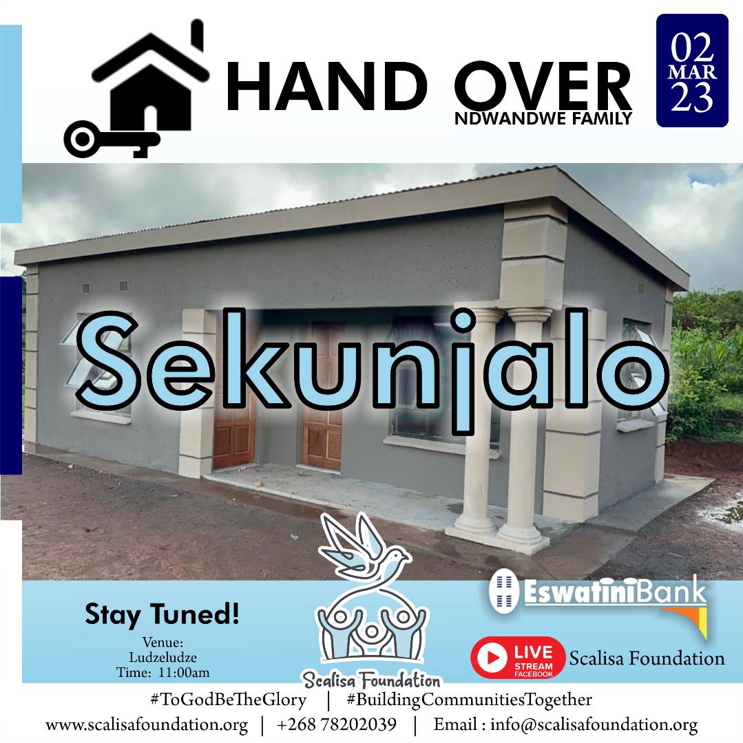 ScalisaFund's tweet image. It is time....

Join us today as we will be streaming live the handover project to the Ndwandwe family

#ToGodBeTheGlory 
#LibhangeLesive