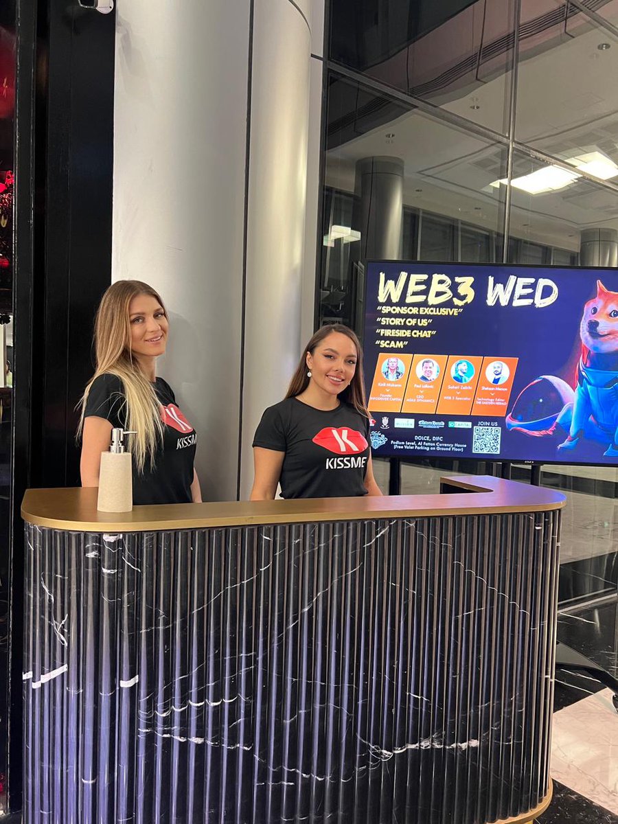KISSKISSMETA's tweet photo. Great event this #web3wed 1 of March in #dubai all about #web3 #crypto #metaverse #token with @kirillmishanin https://t.co/Buu5gK0tC7