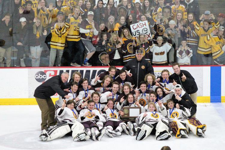 NHSBoysHockey's tweet photo. 6 years ago. Brayden Olsen watched the Raiders earn their first ever State Tournament berth. Tonight he scored a goal in the Section Final to help bring the Raiders back to State. 

This is what Minnesota High School Hockey and playing for your community is all about #Family https://t.co/arWSCB1gjt