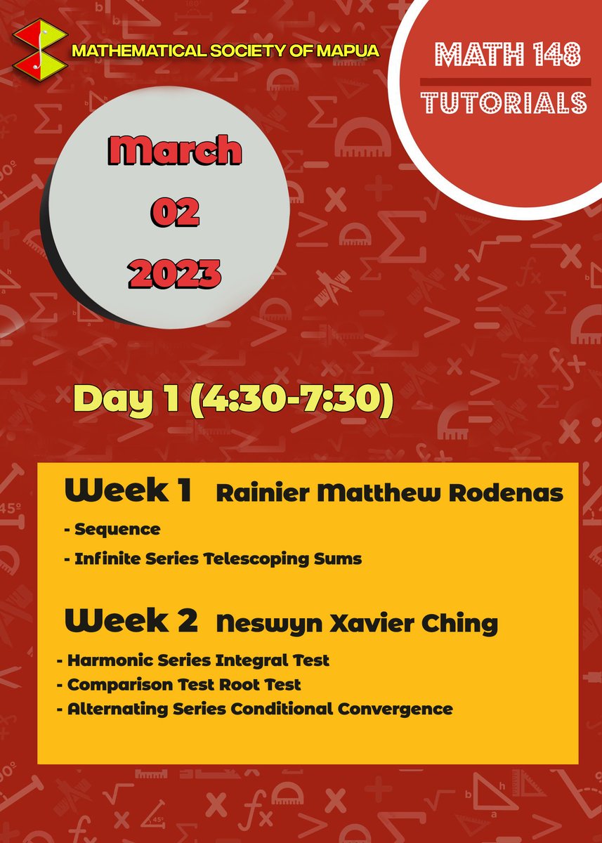MSMapua's tweet photo. “Just because SOMETHING is DIFFICULT, it doesn’t mean you shouldn’t TRY, but basically it means that you should try HARDER” - Unknown
Are you struggling with your mathematics courses? Do you feel anxious because your classmates were able to grasp all of the topics immediately? https://t.co/fqvw2iBEkC