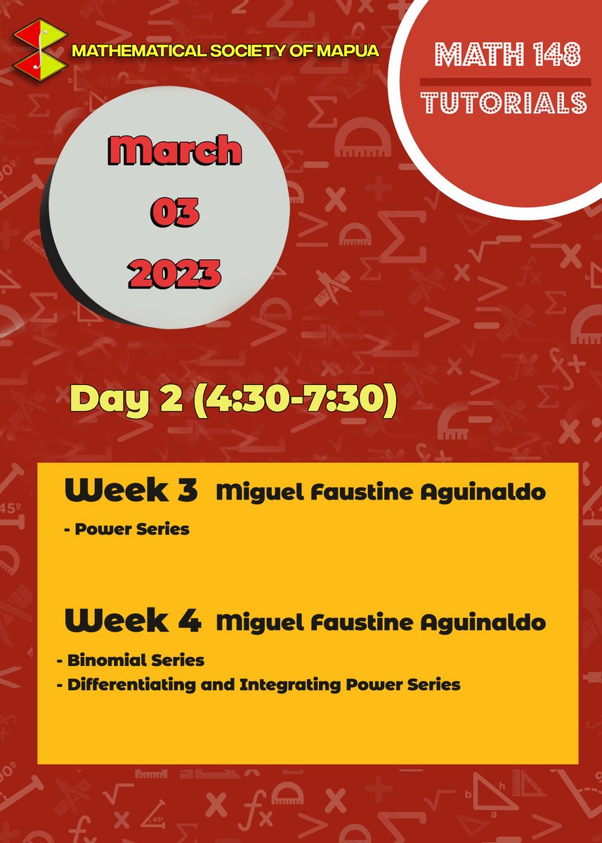 MSMapua's tweet photo. “Just because SOMETHING is DIFFICULT, it doesn’t mean you shouldn’t TRY, but basically it means that you should try HARDER” - Unknown
Are you struggling with your mathematics courses? Do you feel anxious because your classmates were able to grasp all of the topics immediately? https://t.co/fqvw2iBEkC