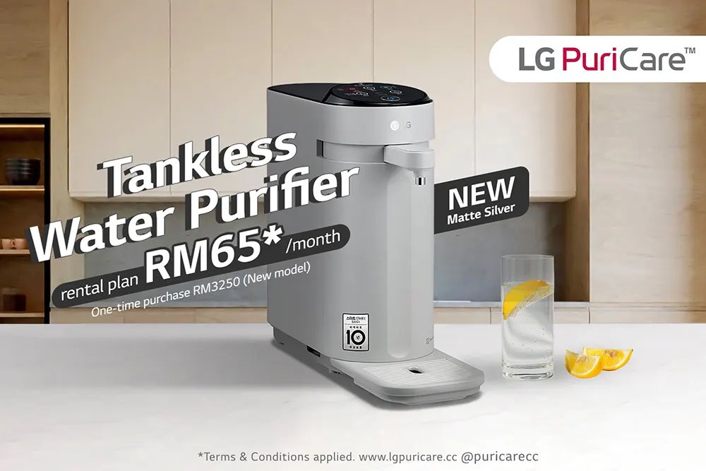 lgrentup's tweet photo. NEW 2023 MODEL: LG PuriCare Water Purifier WD517AN (ATOM-R STS) https://t.co/Nn1a1O8WiS https://t.co/lmS1dmIQVa