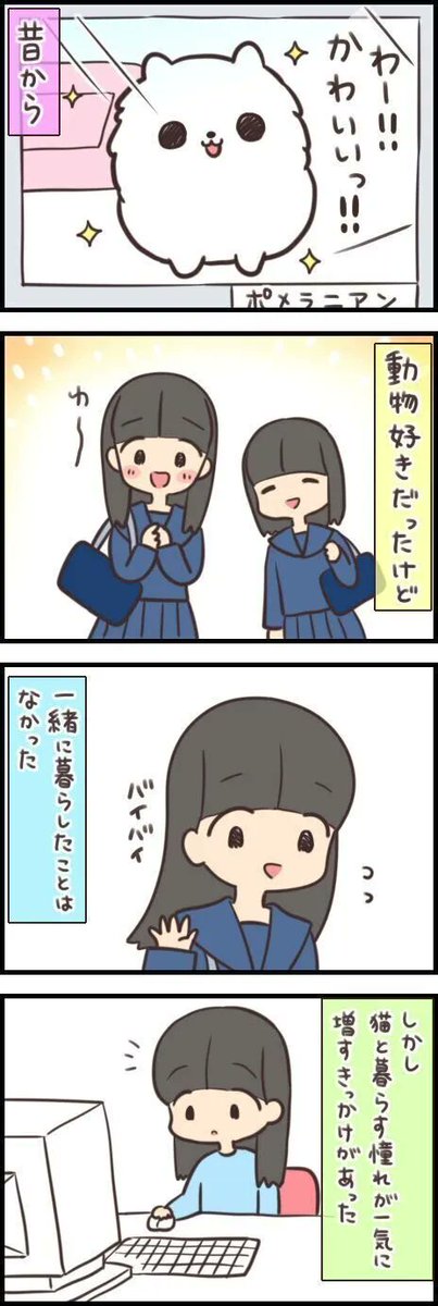 愛猫との出会いはいつだって突然に【連載】もふもふスコたん#265|ねこのきもちWEB MAGAZINE https://t.co/BzantPil79 