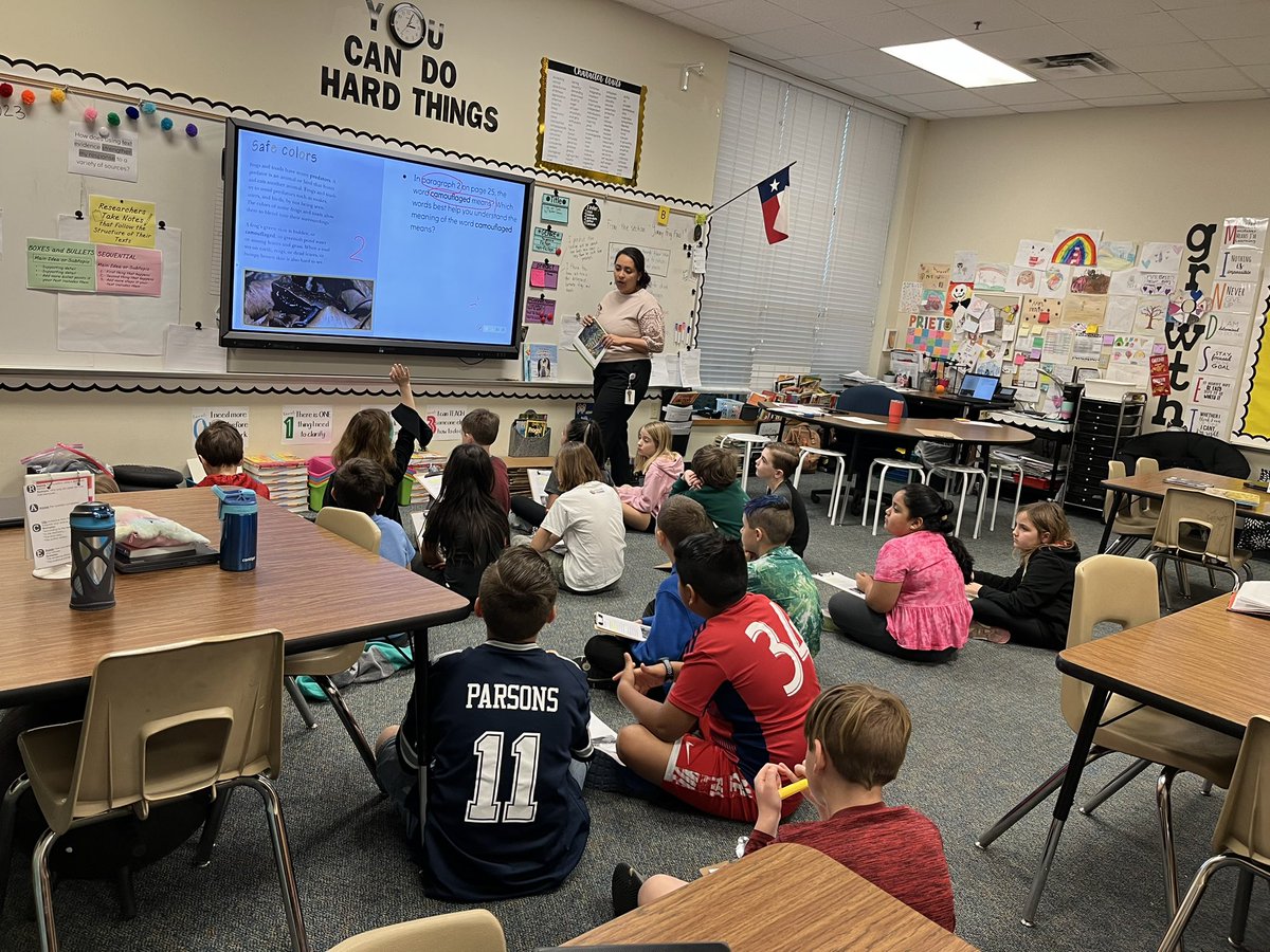 Curious about what a guaranteed &amp; viable curriculum looks like in action? It’s our third graders today at both <a href="/CLP_Elementary/">CullinsElementary</a> &amp; <a href="/TheShannonStars/">Sharon Shannon Elem.</a> engaging with the same informational text using high level questioning. Thank you to our amazing <a href="/rockwallschools/">Rockwall ISD</a> design teams!
