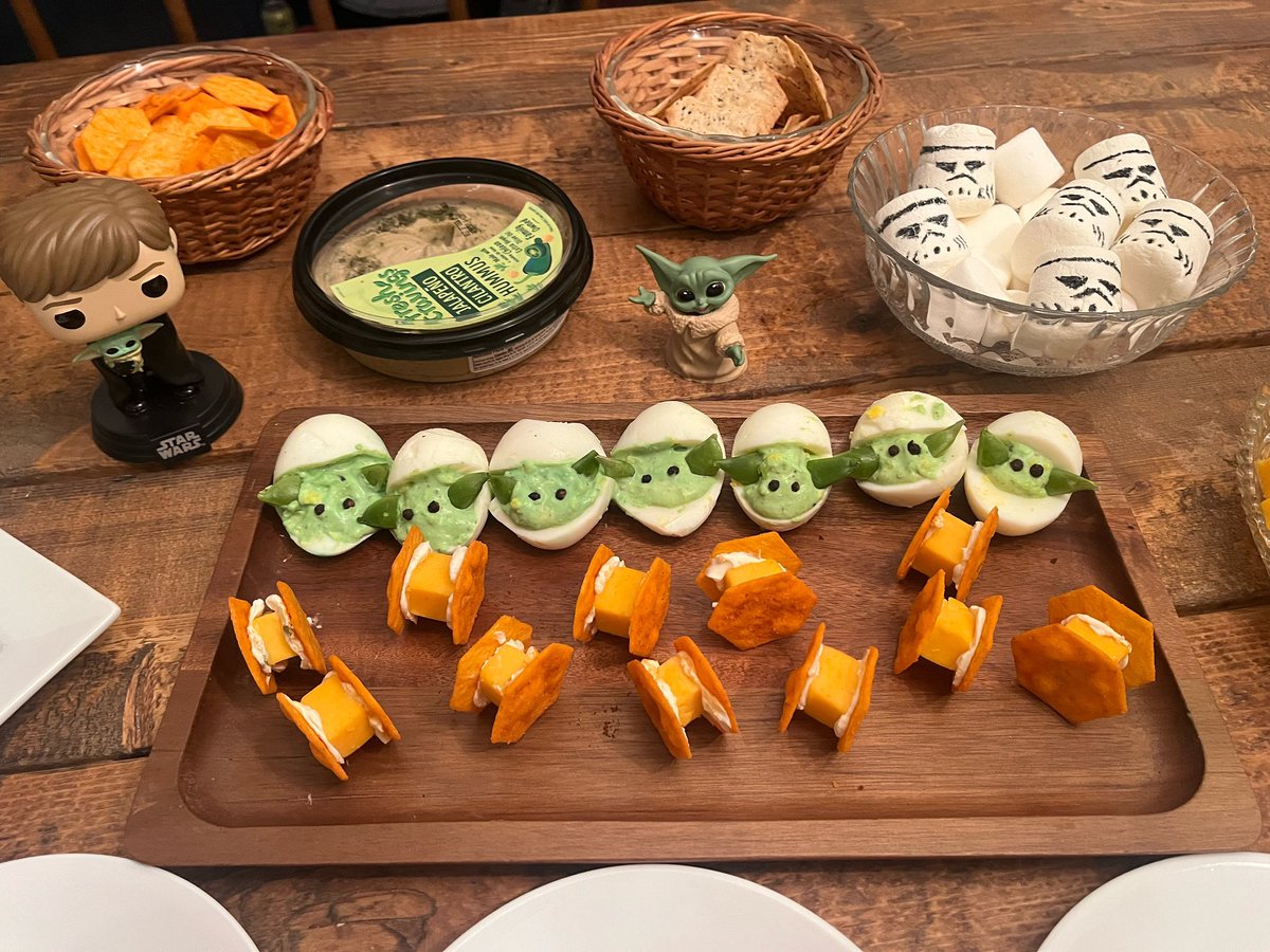 Aggabhart's tweet photo. Might have made a few snacks for the new @themandalorian tonight #Mandalorian  #starwars #TheMandalorian https://t.co/guTUy4hJDa