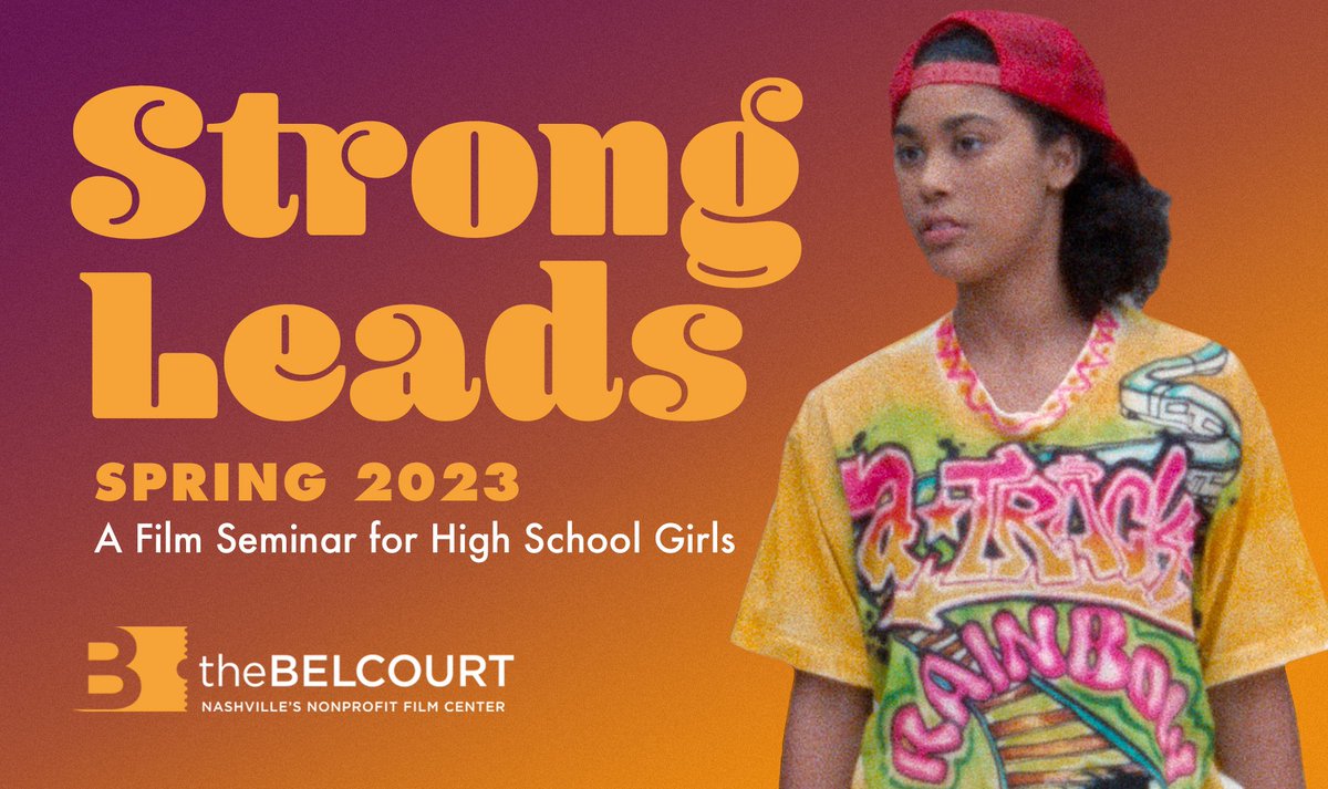 Belcourt's tweet photo. Just announced! Our spring edition of Strong Leads, a film seminar for high school girls! Happening Tuesdays, Apr 4-25, from 4-7:30pm

No cost, but applications are required — and due by Monday, Mar 27. All info + applications here > https://t.co/1qrRnWJYd2 https://t.co/1u5m3AJx5L