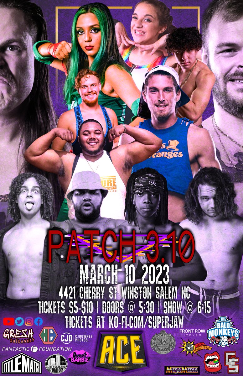 BecomeTheACE's tweet photo. @BecomeTheACE Presents: Patch 3.10
#ACE3Point10
ποΈ March 10th 2023
π 4421 Cherry St Winston-Salem, NC
πͺ @ 5:30
ποΈ @ https://t.co/08pToLg1Sg https://t.co/8SKRlisLCy