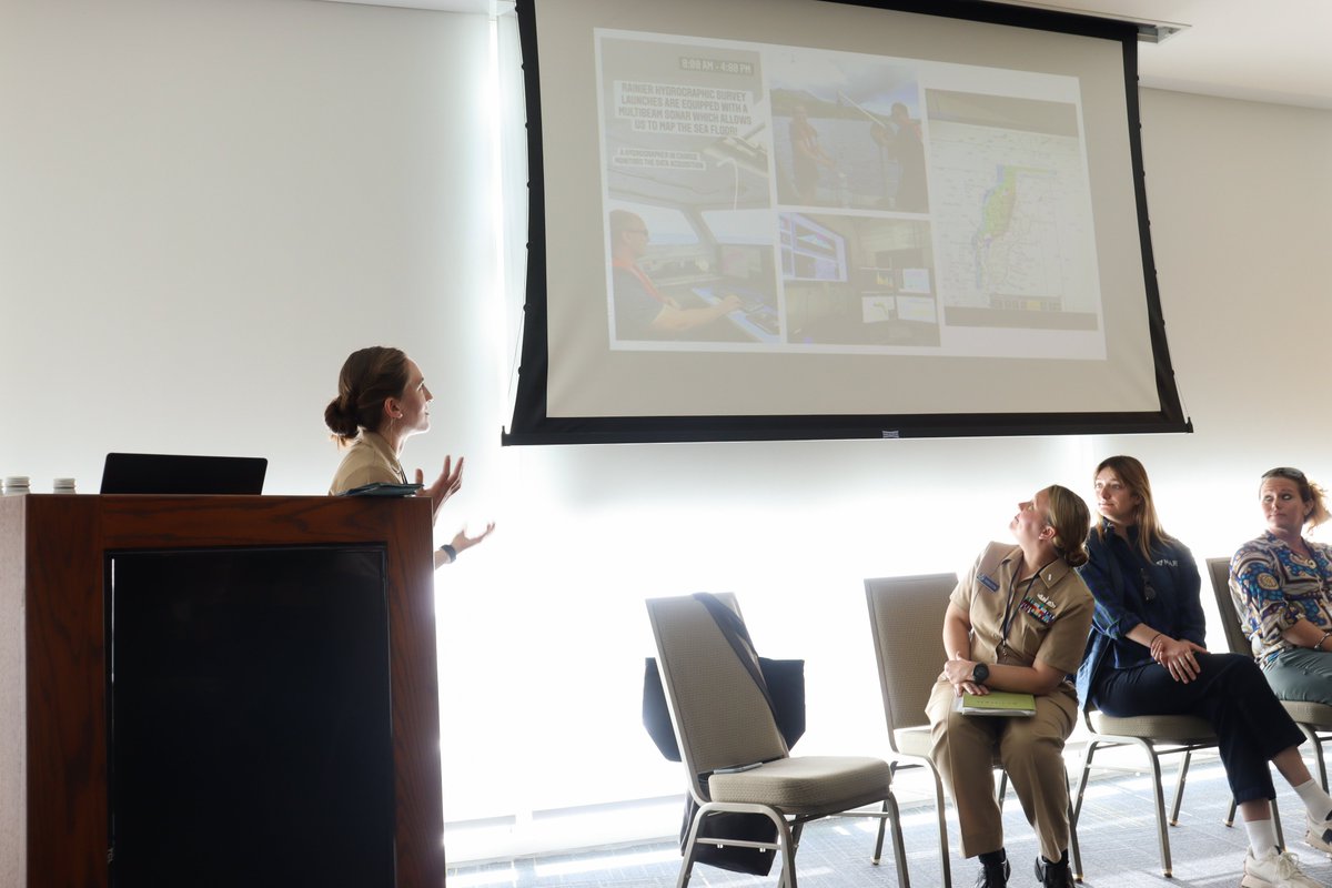 Cal_Maritime's tweet photo. Thank you to all of the presenters &amp; guests who attended Day 1 of our 12th Annual Women in Maritime Leadership Conference. #WML continues today from from 9am to 2pm Visit https://t.co/RovC1arr7R for more info about today's sessions.  🌊⚓️🌎⚙️ #WHM #diversityinmaritime #cooljobs https://t.co/HXyDF60gJ7