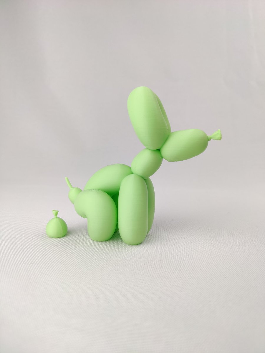 FusedGarage's tweet photo. Light Green: Pooping Balloon Dog
#poopdog #poopingdog #koonsdog #3Dprinting #3Dprinted #fusedgarage #3Dprinted #art https://t.co/6WnpN8qP7p