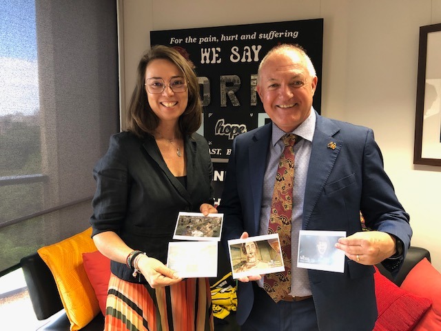 Our Director Michi met with David Harris MP to discuss Woven Threads' and Animated Series.

#realstoriesrealchange #socialimpact #education #mentalhealth #refugees #indigenous #firstnations #socialimpactbusiness #animation #film #documentary #nswgovernment #federalgovernement