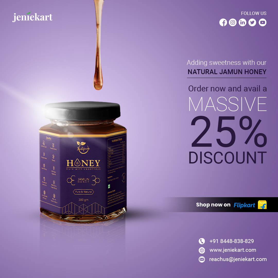 Get ready to sweeten up
your day with the rich and
natural flavor of 𝐉𝐚𝐦𝐮𝐧 𝐇𝐨𝐧𝐞𝐲🍯.

𝗕𝘂𝘆 𝗡𝗼𝘄
bit.ly/3XlRlsi

@jeniekart

#jeniekart #jamunhoney #honey #organichoney #naturalhoney #honeyproducts #organichoney #sweethoney #honeyproducts