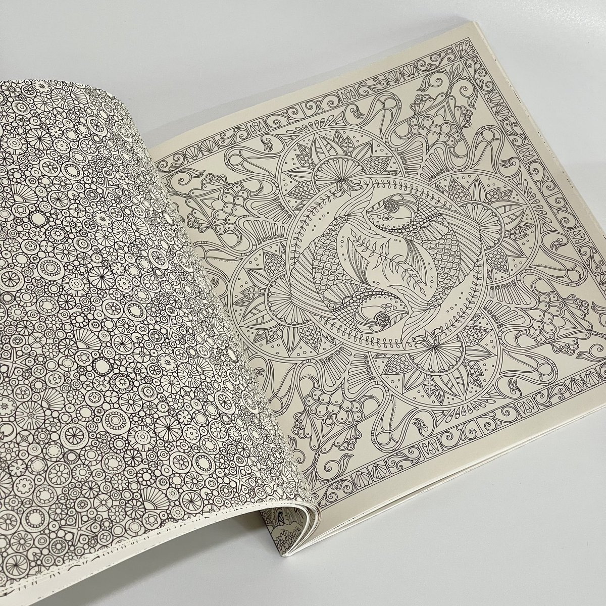 แก้เครียด แก้เบื่อ ฝึกสมาธิดีมากก สมุดระบายสีบำบัด ;-; มีรูปให้ระบายเยอะมากๆ สนุกอะ ช่วยบำบัดความเครียดได้จริงด้วย  เพลินมากก 🐋🫧