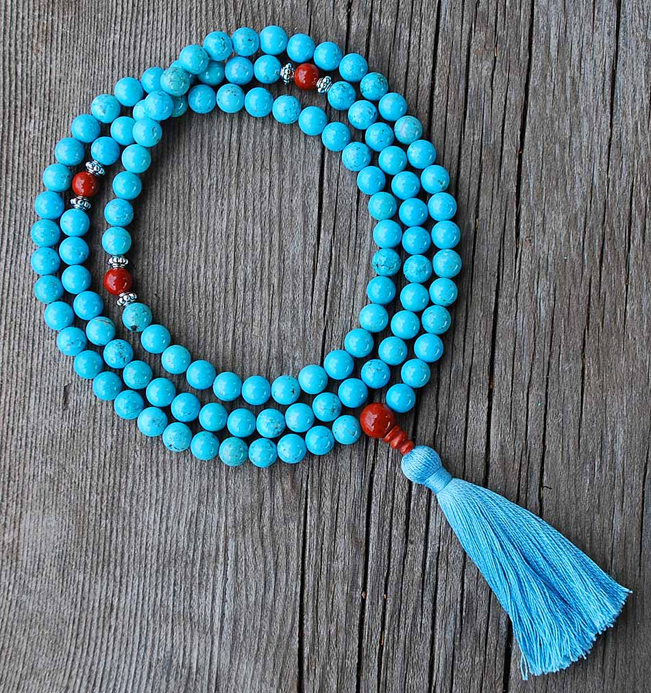 Enhance your meditation practice and connect with your inner self with mala beads. #malabeads #meditation #spiritualjewelry #mindfulness #yoga