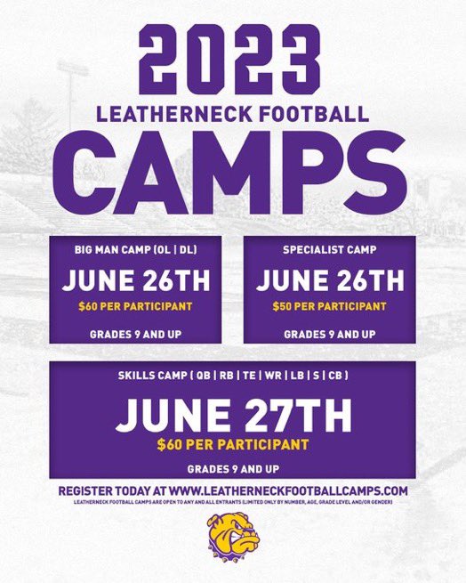 Thank you @Day_WIU for the camp invite!!!