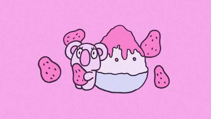 コアラの絵 