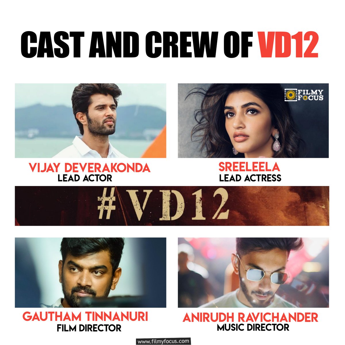 #VD12

#VijayDeverakonda #Sreeleela #GauthamTinnanuri #Anirudh