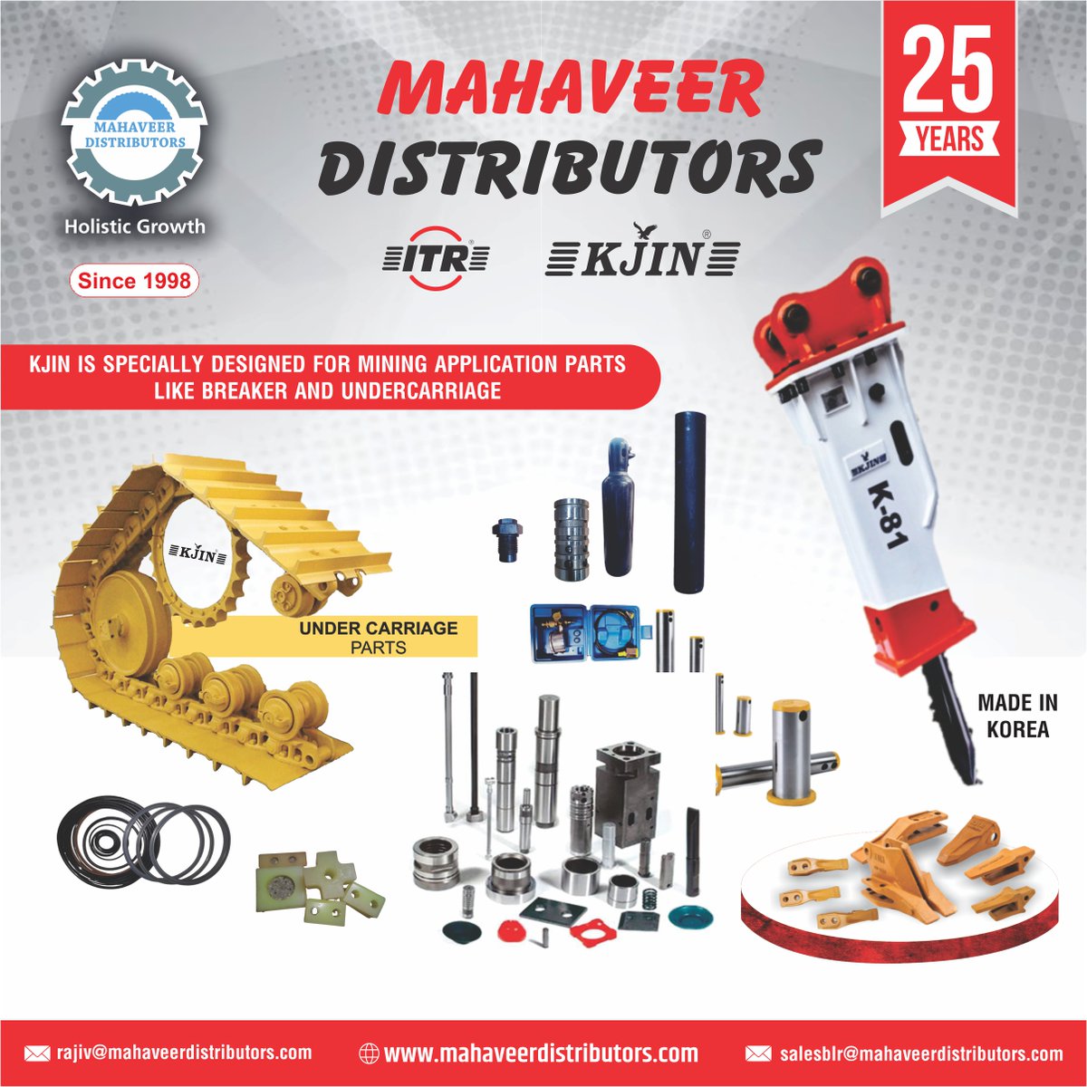 ConstTechMedia's tweet image. SPECIALLY DESIGNED FOR MINING APPLICATION PARTS LIKE BREAKER AND UNDERCARRIAGE

Order &amp;amp; Inquiry and reach us☎️ 9686495522
mahaveerdistributors.com
#MahaveerDistributors #jcbmachines #jcbindia #excavators #sparepartsshopnearme #ExcavatorsparesinChennai  #jcb #Bangalore #Ahmedabad