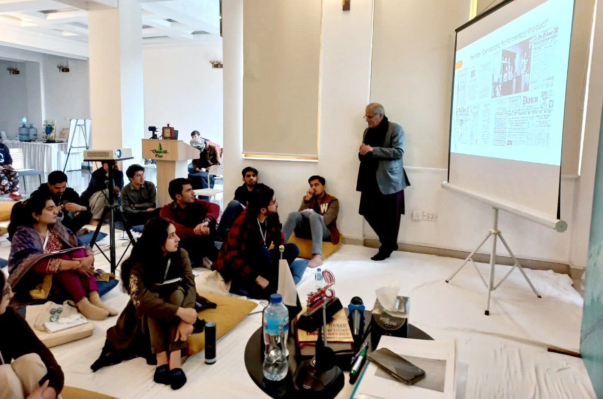 ShaoorF's tweet photo. Democracy is Messy and Hard!
Crisis of Federalism: Loopholes in the Process of Sustainable Democracy in Pakistan
Mr. Zafar Ullah Khan -ED Vision 2047/Former ED, PIPS/Former Member National Commission on Human Rights
#ActiveKP
#SalamtiFellowship
@ZafarullahKhan2
@TweetsSAH https://t.co/XgI7xPAAPK