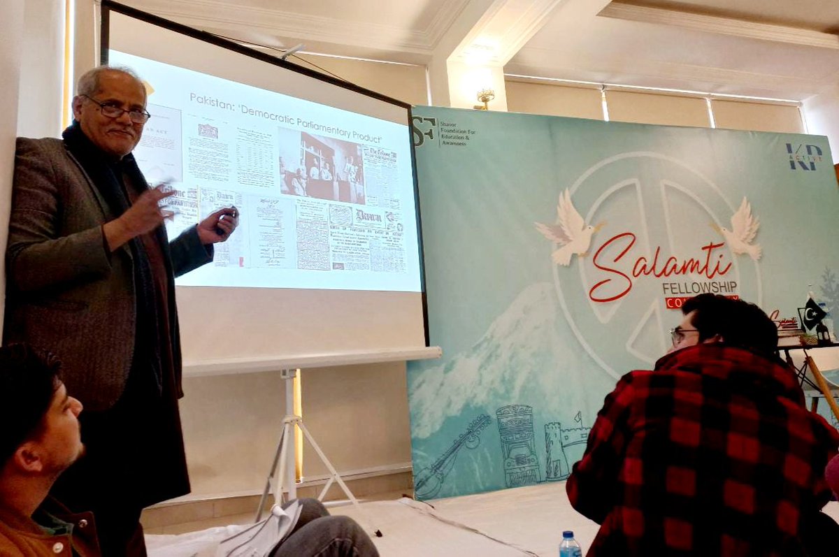 Democracy is Messy and Hard!
Crisis of Federalism: Loopholes in the Process of Sustainable Democracy in Pakistan
Mr. Zafar Ullah Khan -ED Vision 2047/Former  ED, PIPS/Former Member National Commission on Human Rights
#ActiveKP
#SalamtiFellowship 
<a href="/ZafarullahKhan2/">Zafarullah Khan</a>
<a href="/TweetsSAH/">Syed Ali Hameed</a>