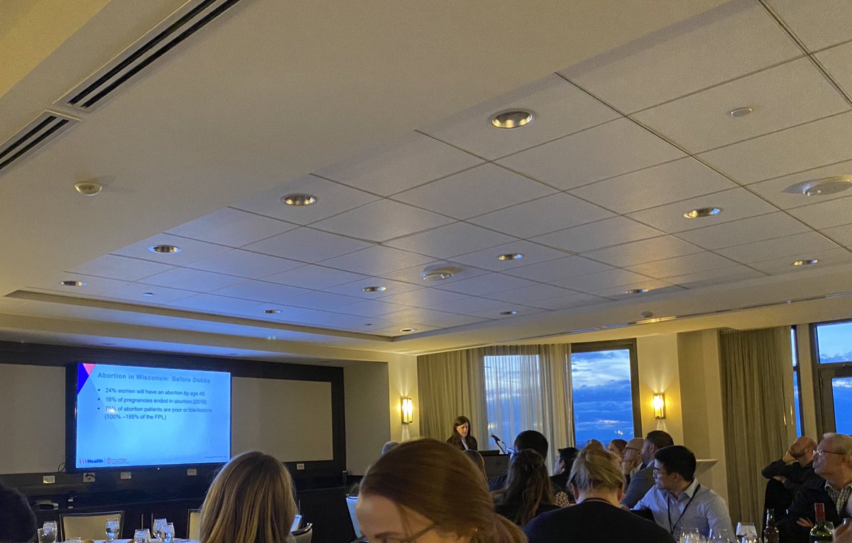 rabas_mackenzie's tweet photo. Great first day at #WACEP in Madison! Amazing &amp; informative talk from Dr. Abby Cutler regarding a post-Dobbs Wisconsin https://t.co/5VVdpIpwI0