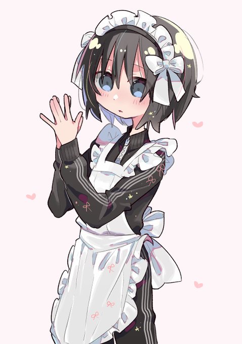 絵練習 ジャージ&メイドエプロン 