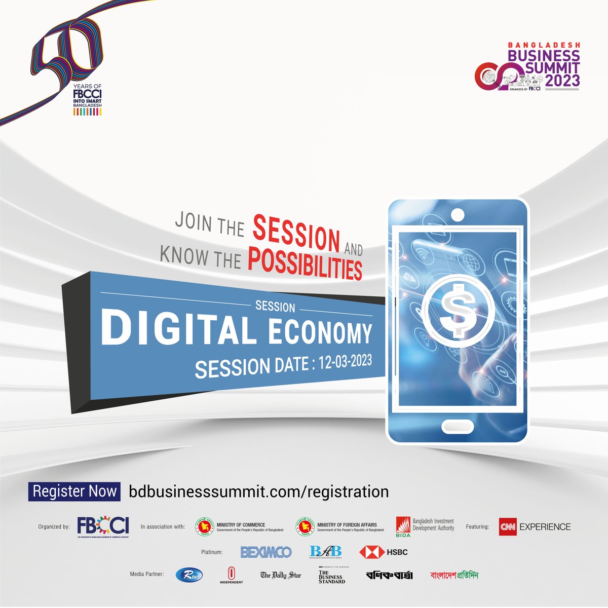 Bangladesh Business Summit 2023 (@bdbizsummit2023) on Twitter photo Registration link: bdbusinesssummit.com/registration/
Join us at the ๐๐ฎ๐ป๐ด๐น๐ฎ๐ฑ๐ฒ๐๐ต ๐๐๐๐ถ๐ป๐ฒ๐๐ ๐ฆ๐๐บ๐บ๐ถ๐ ๐ฎ๐ฌ๐ฎ๐ฏ from 11-13 March in Dhaka and be a part of the discussion on Harnessing Digital Economy to Unlock New Frontiers for a Smart Bangladesh. Registration link: bdbusinesssummit.com/registration/
Join us at the ๐๐ฎ๐ป๐ด๐น๐ฎ๐ฑ๐ฒ๐๐ต ๐๐๐๐ถ๐ป๐ฒ๐๐ ๐ฆ๐๐บ๐บ๐ถ๐ ๐ฎ๐ฌ๐ฎ๐ฏ from 11-13 March in Dhaka and be a part of the discussion on Harnessing Digital Economy to Unlock New Frontiers for a Smart Bangladesh.