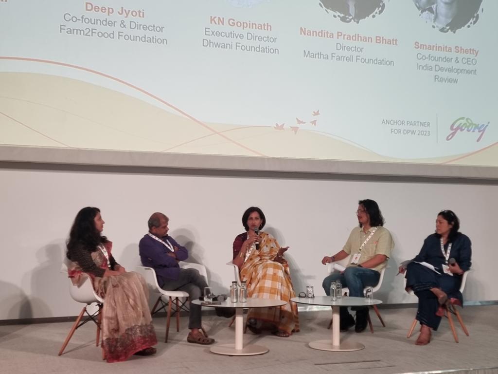 SachdevPatel's tweet image. Why should it only be the job of only NGOs to build resilience? We need support from the whole ecosystem. For example who can help us with compliance? #indiandevelopmentreview #smarinitashetty @dasra @GMSP_fdn