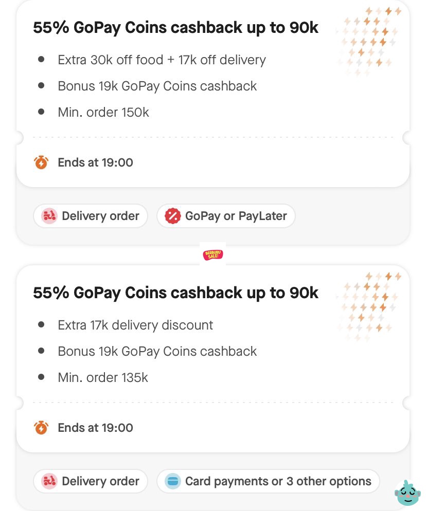 /info mangkokku nih nder di g0fud cbnya gede barusan bayar 130k-an dapet goco 105k