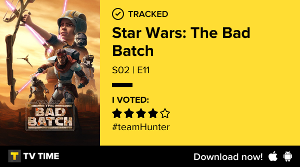 sidneynovo's tweet image. Eu assisti ao episódio S02 | E11 de Star Wars: The Bad Batch! #starwarsthebadbatch  tvtime.com/r/2Jvul #tvtime