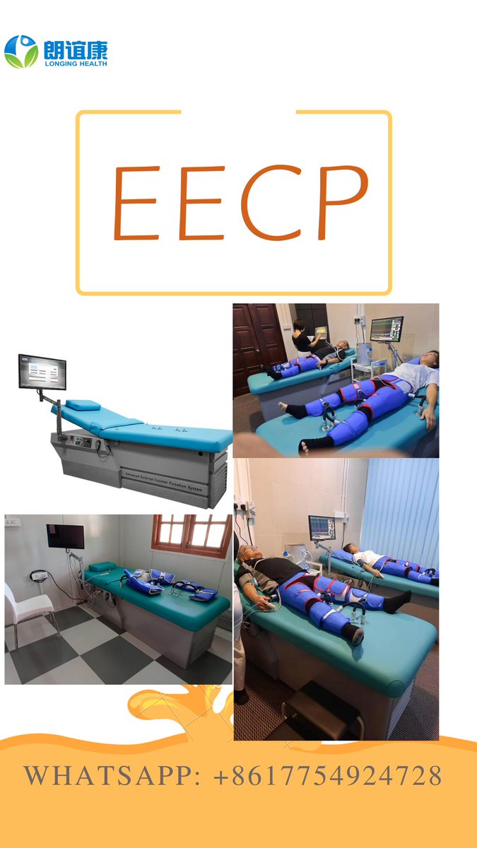 Rachel41977029's tweet photo. EECP treatment is a continuous treatment that stretches to 35 hours. This period is broken into every day one hour periods spread over six days a week. Treatment is a painless and comfortable procedure.
WhatsApp Rachel: +86-17754924728
#eecptherapy #EECP #benefits #health https://t.co/R6id6auJqX