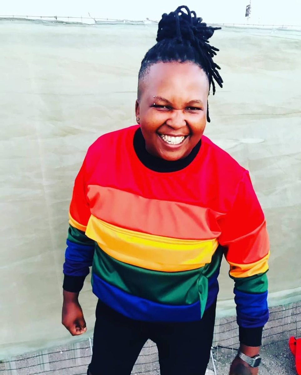 nmbpride2020's tweet photo. I'm Lelethu Guntu Chair of NMBPrideMy pronouns are She/Her I've been lucky enough to survive the turmoil of growing up a homosexual, and that makes me a survivor. As a survivor I have the obligation to those who might face the same challenges. https://t.co/cOqRxDBsuN