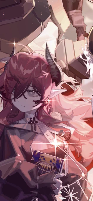 为方舟3周年国际服纪念册画的图0 0,的部分截图、下面是链接哦#Arknights #アークナイツ #Yostar【EN】【JP】 