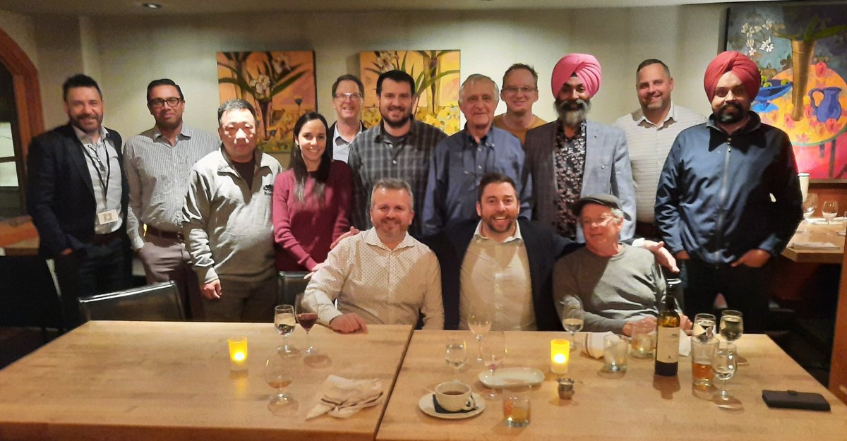 Canadian Wheat Breeders' Reunion ...A great evening at the PGDC #Banff. Many thanks to <a href="/adamjdyck/">Adam Dyck</a> <a href="/Warburtons/">Warburtons</a> for the kind hospitality. @SantoshAAFC <a href="/grafwheat/">Robert Graf</a> <a href="/wheat_dr/">Richard Cuthbert</a> <a href="/CurtisPozniak/">Curtis Pozniak</a> @harwinderssidhu <a href="/jasonreiny/">Jason Reinheimer</a>
