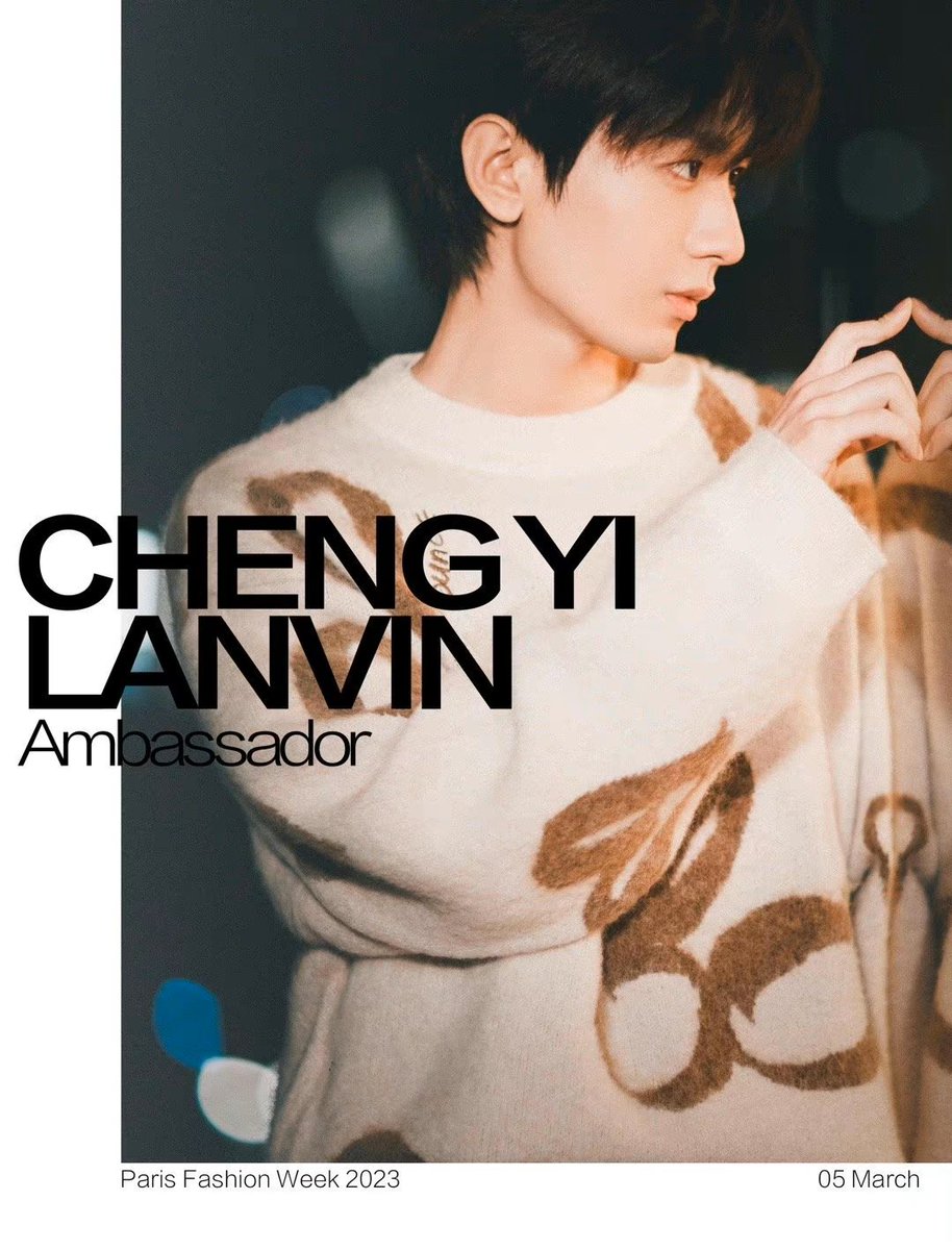 yy0517cc's tweet photo. Welcome to Paris, Cheng Yi! How do you feel like now? Are you excited about the Paris fashion week as well? Enjoy your trip in Paris and wish you and Lanvin all the best. @Lanvin 
CHENGYI IN PARIS
#ChengYiPFW23
#ChengYiLanvinFW23 https://t.co/sJvmfTdjqB