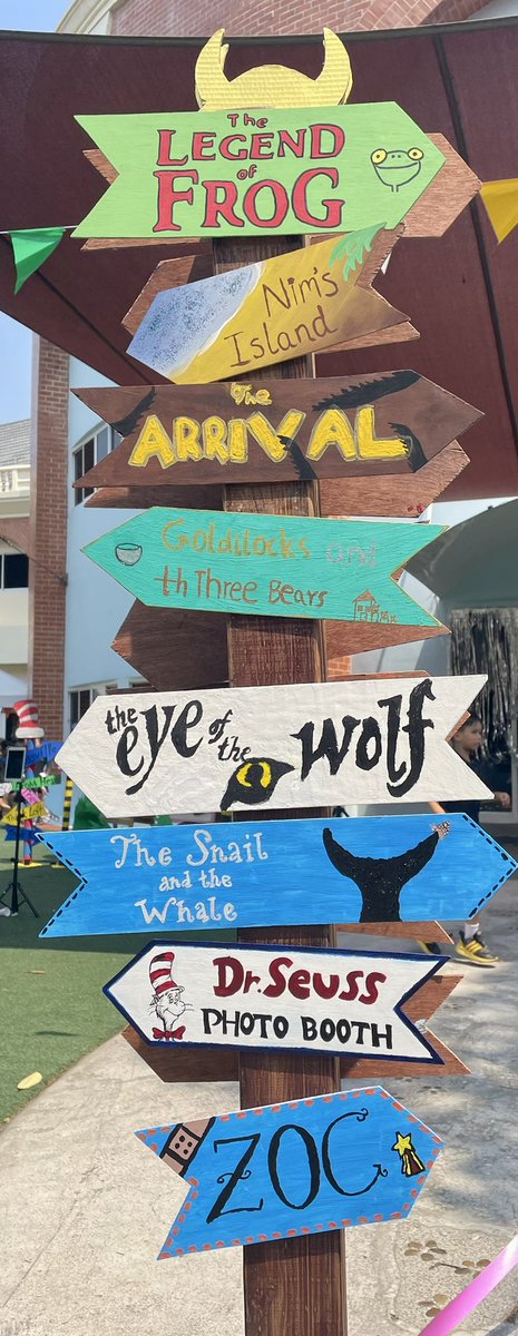 Emeny's tweet photo. 2/2 @GuyBassBooks Here’s some more shots from our festival of books. The artwork my kids made was amazing!! https://t.co/NeGE8jdWQH