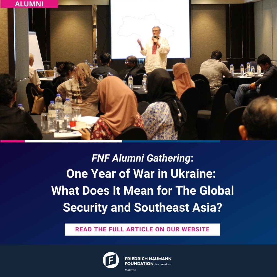 We hosted FNF Alumni Gathering last month, is an annual event in which FNF gathers our alumni. We invited Prof. Olexiy Haran to share his insights on the current situation in Ukraine and how the war impacts Malaysia. Read more here: bit.ly/FNFAlumni
#fnfmalaysia