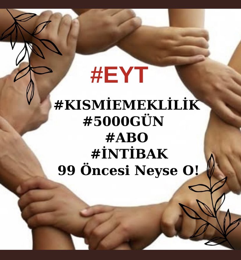 #Beştepe5000VekısmiyiEkler  Sayın Cumhurbaşkanımız 
<a href="/RTErdogan/">Recep Tayyip Erdoğan</a> 🌞
Tüm EYT nin umudu, güneşi olsun
Çok zor günler geçiriyoruz
5000 Prim ve 3600 kısmi/50-55 yaş
Emeklilik haklarımızın eklenmesi için gereğini arzederiz✍️✍️✍️✍️
